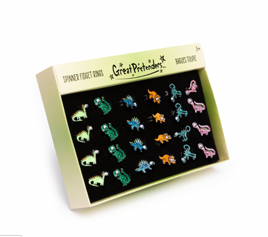Dinosaur Spinner Fidget Rings (Asst. Styles!) - Magpies Paducah