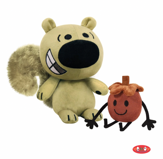 Zoom Squirrel & Acorn Plushies - Magpies Paducah