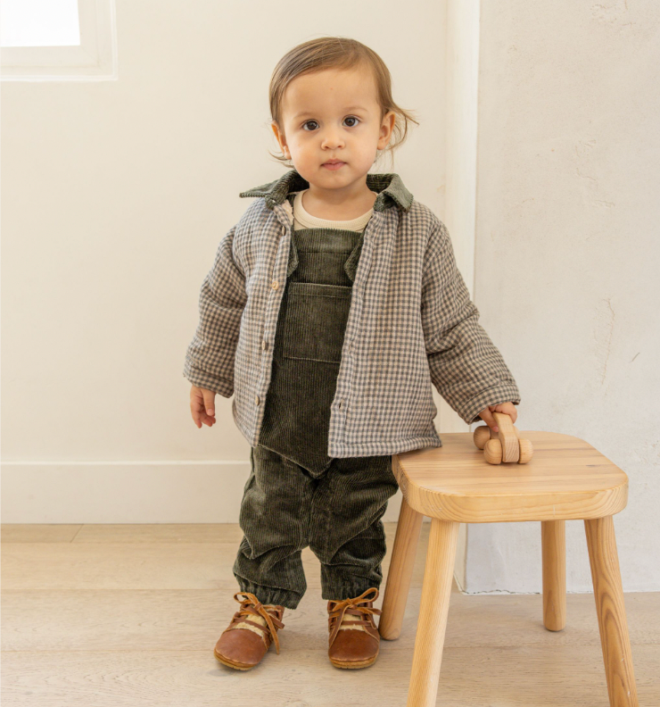 Ford Jacket, Forest Micro Plaid | 2-3y - Magpies Paducah
