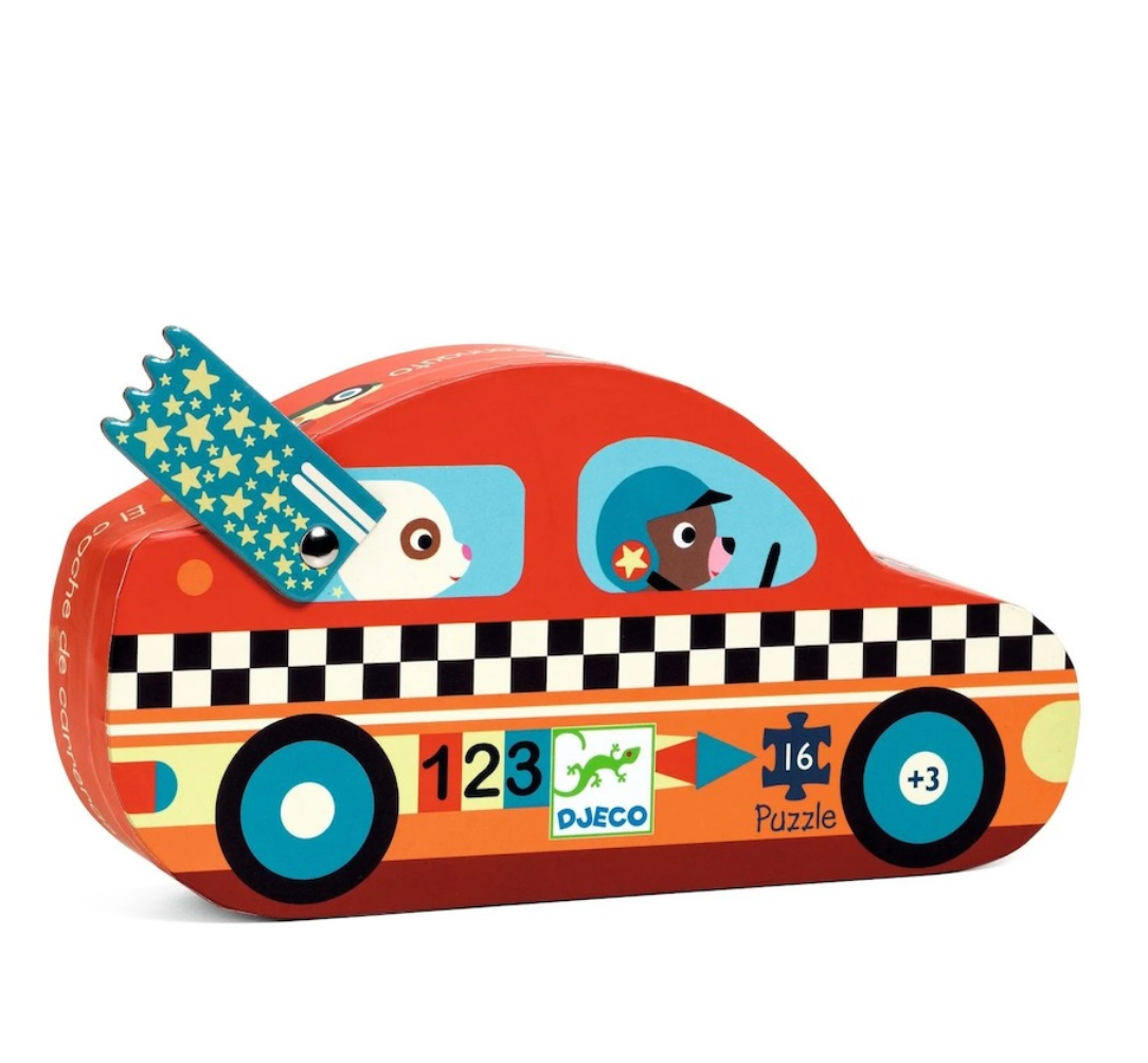 The Racing Car 16pc Puzzle - Magpies Paducah