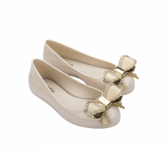 Sweet Love Ballet Slipper, Beige/Gold - Magpies Paducah