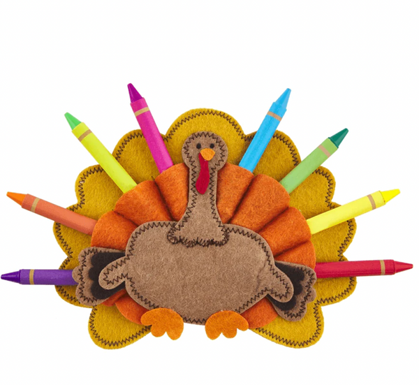 Turkey Crayon Holder (2 colors!) - Magpies Paducah