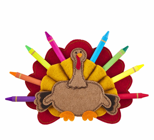 Turkey Crayon Holder (2 colors!) - Magpies Paducah