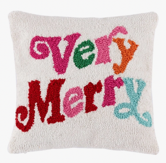 Very Merry Pillow - Magpies Paducah