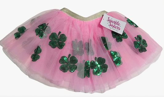 Pink Shamrock Tutu - Magpies Paducah