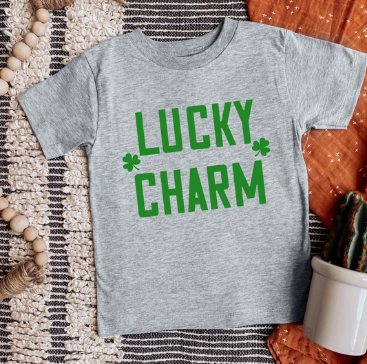 Lucky Charm Tee, Grey - Magpies Paducah