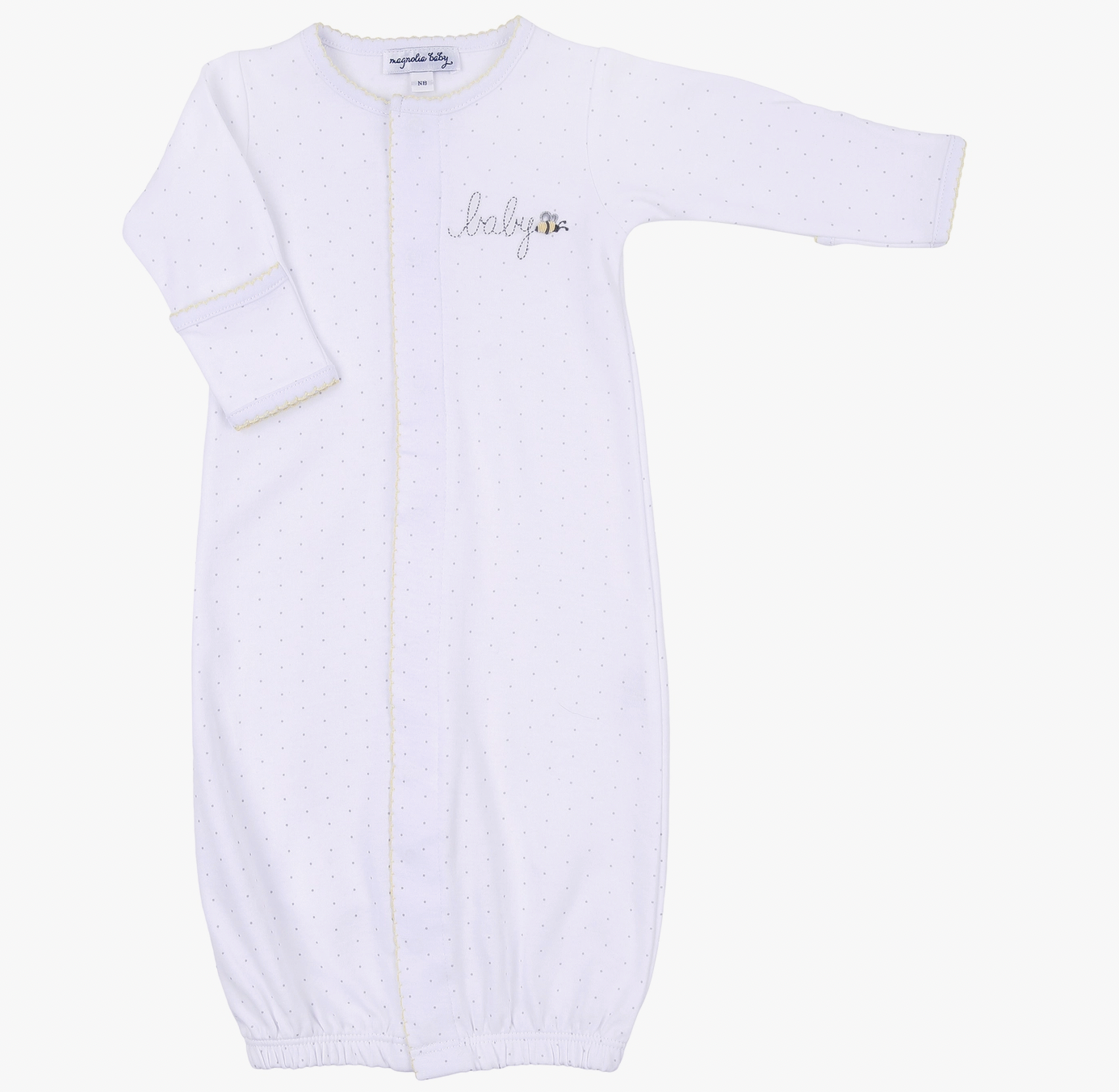 Baby Bee Embroidered Converter Gown - Magpies Paducah