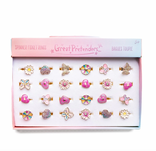 Spring Spinner Fidget Ring (Asst. Styles!) - Magpies Paducah