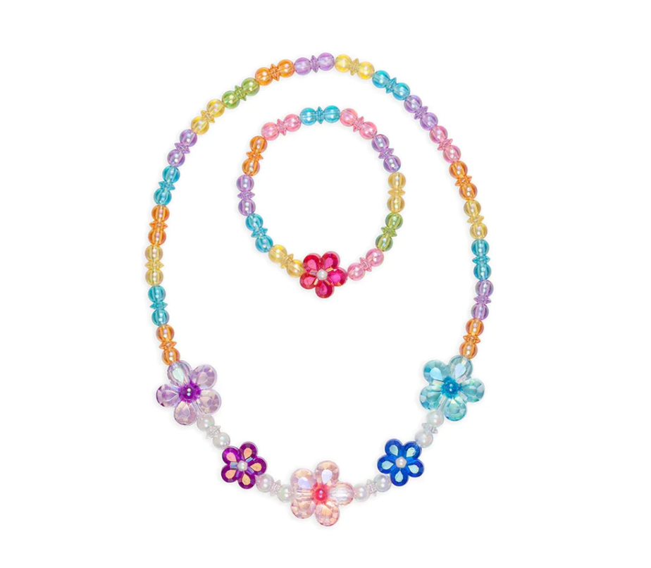 Blooming Beads Necklace & Bracelet Set - Magpies Paducah