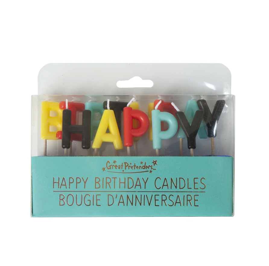 Happy Birthday Candles, Boy - Magpies Paducah