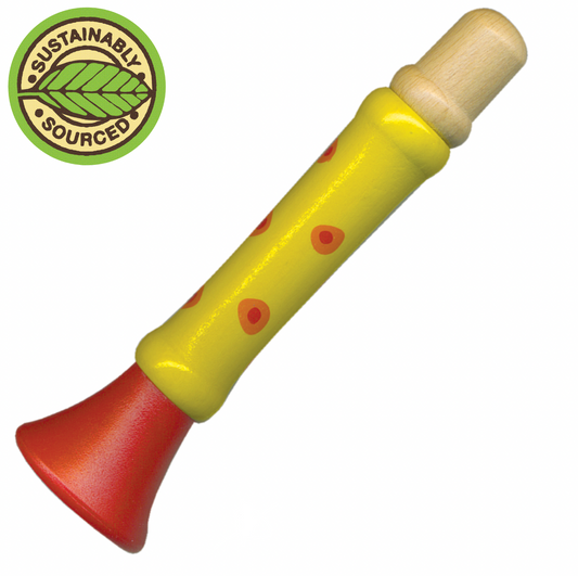 Wooden Toot Flute - Magpies Paducah