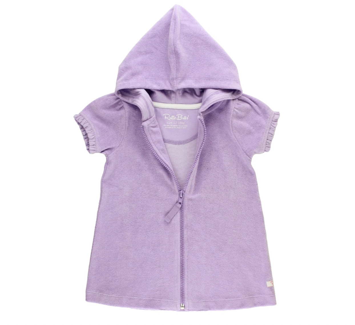 Terry Zip Cover-Up, Lavender - Magpies Paducah
