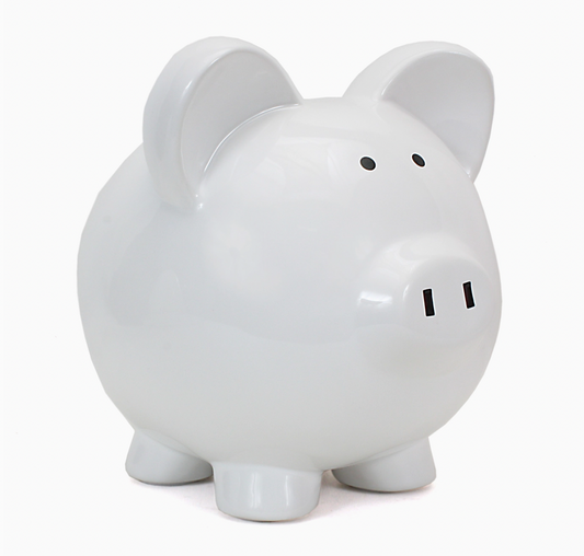 Big Ear Pig, White - Magpies Paducah