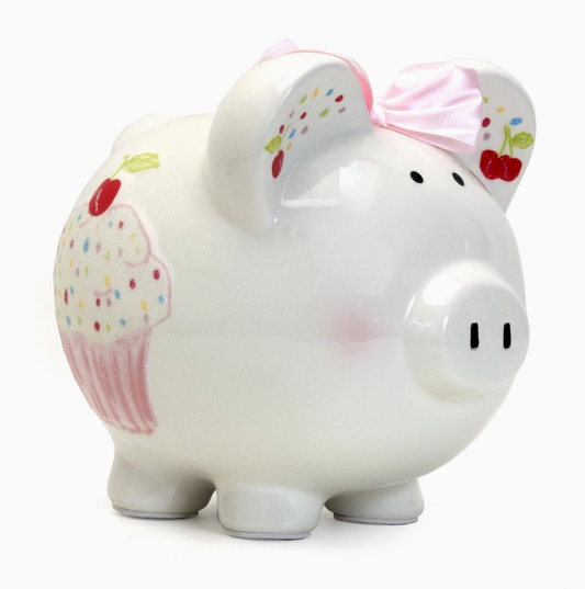 Sprinkle Cupcake Piggy Bank - Magpies Paducah