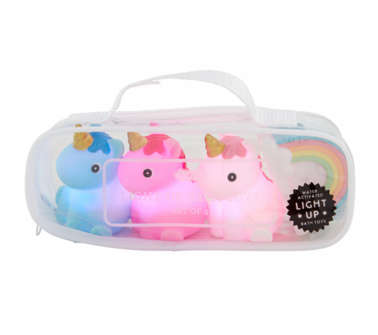 Light-Up Bath Toy Set, Unicorn - Magpies Paducah