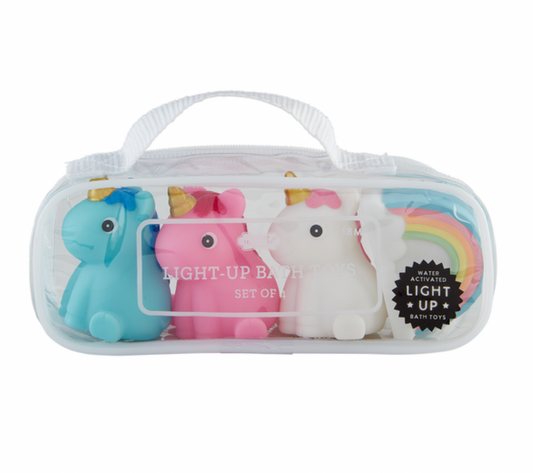 Light-Up Bath Toy Set, Unicorn - Magpies Paducah