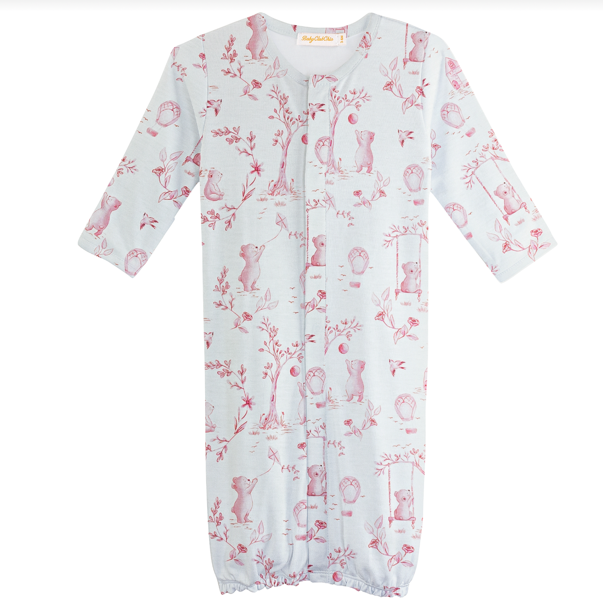 Pink Converter Gown, Toile de Jouy - Magpies Paducah