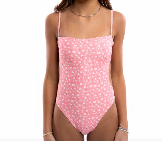 Open Back One-Piece, Pink Icing - Magpies Paducah