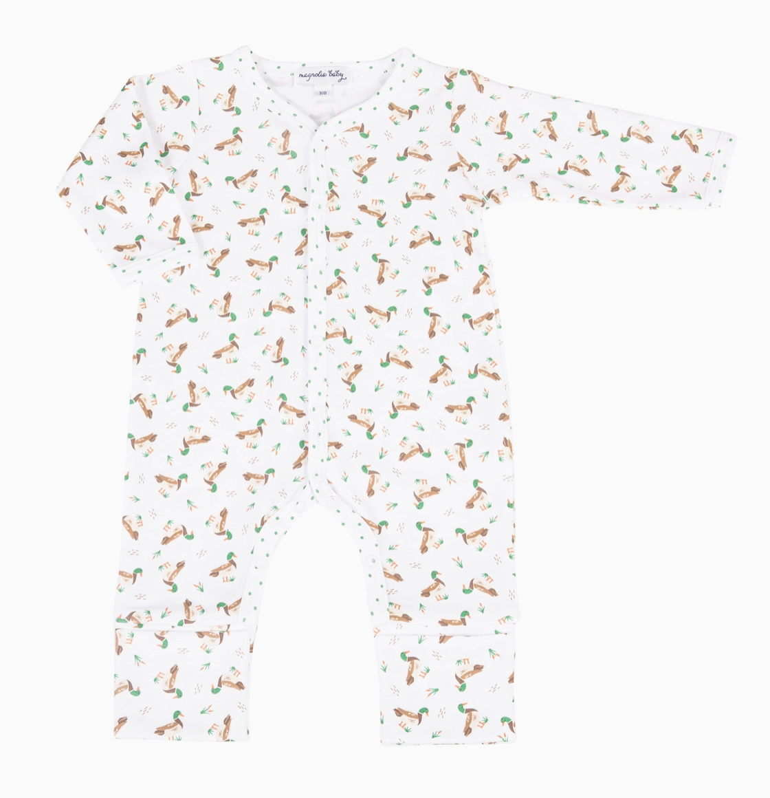 Mallard Duck Printed Paysuit