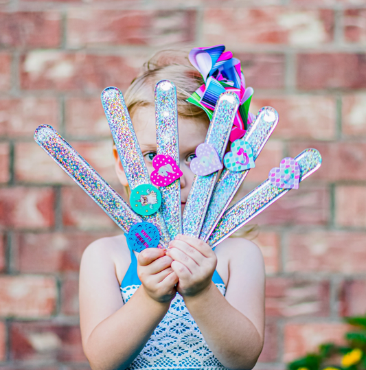 Glitter Slap Bracelets, Assorted Styles - Magpies Paducah