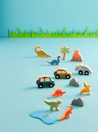 Wooden Toy Set, Dino - Magpies Paducah