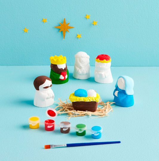 Paint Your Own Nativity Set