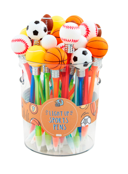 Sports Light-Up Pens, Assorted