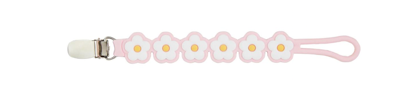 Pink Daisy Paci Strap