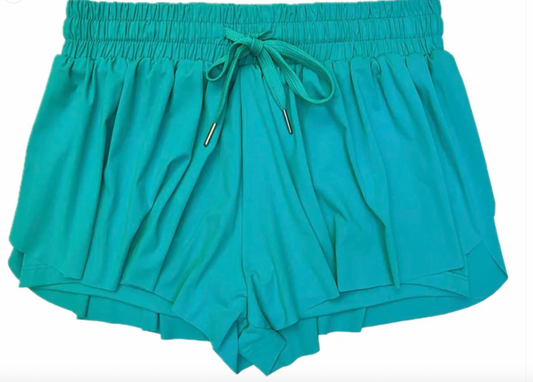 Fly Away Short, Turquoise - Magpies Paducah