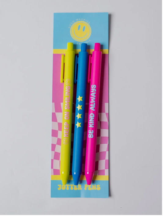 Be Kind Jotter Pens - Magpies Paducah