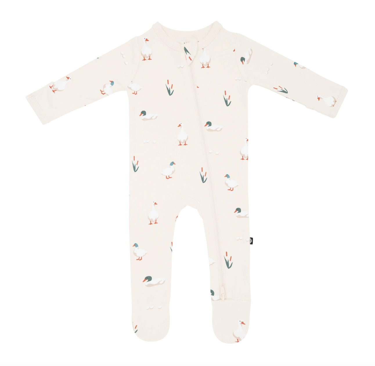 Kyte Baby Zippered Footie, Duck