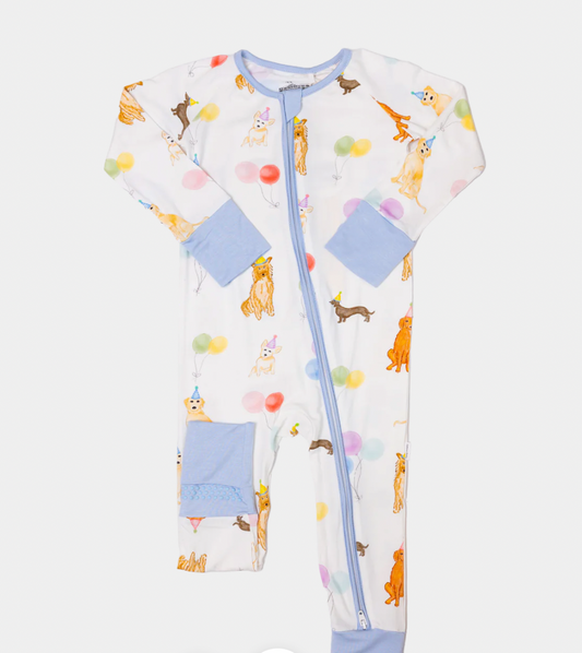 Party Dog PJs, Blue