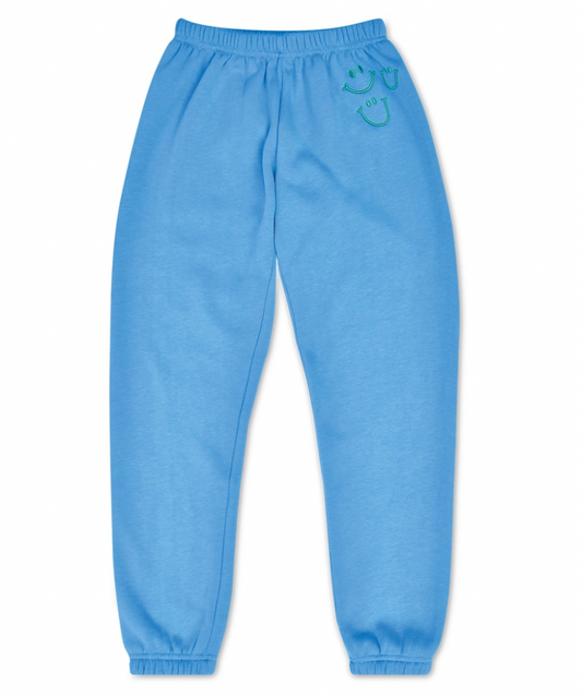 Happy Faces Sweatpants, Blue | Large (14)