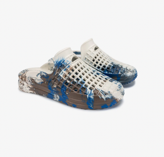 Juniors Cloud Slide, Indigo Mocha Swirl - Magpies Paducah