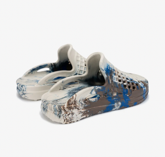 Juniors Cloud Slide, Indigo Mocha Swirl - Magpies Paducah
