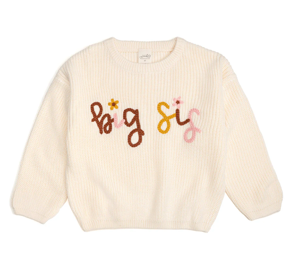 Big Sis Yarn Knit Sweater