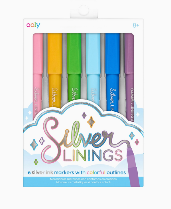 Silver Linings: Colorful Outline Markers