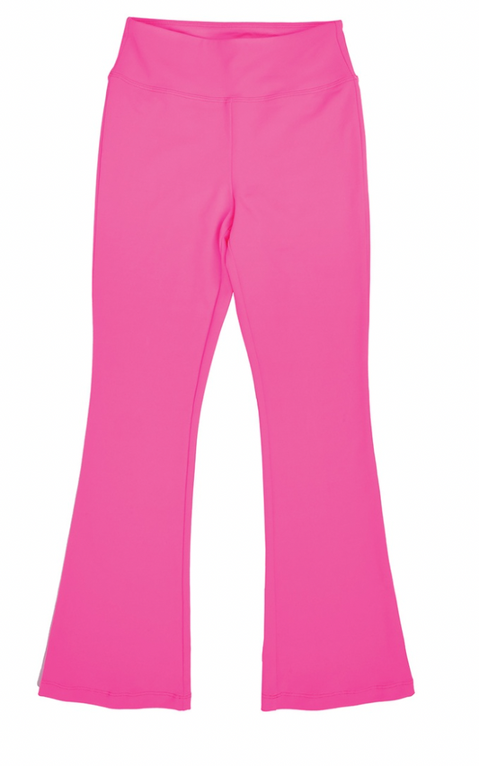 Flare Leggings, Pretty Pink - Magpies Paducah