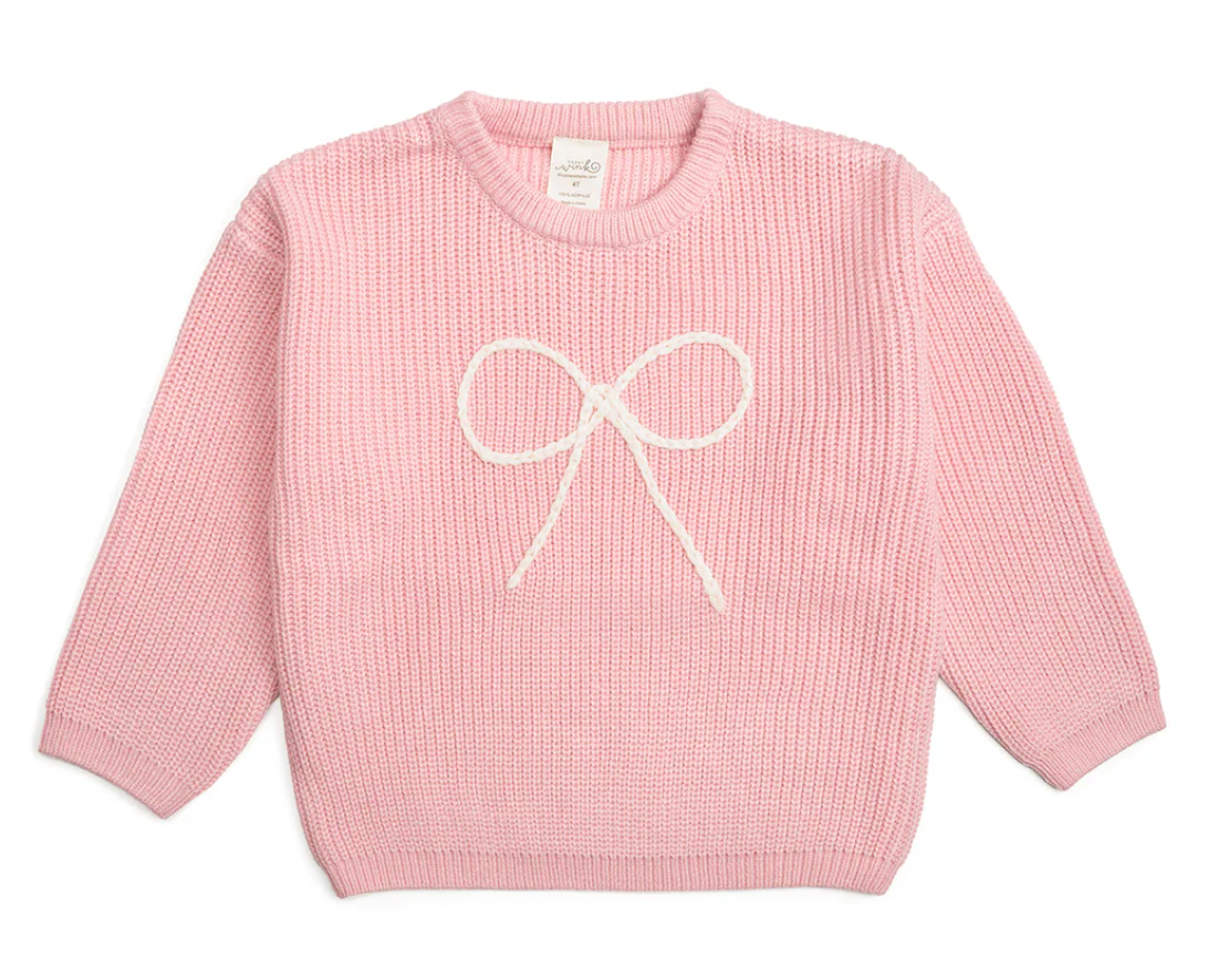 Bow Yarn Knit Sweater