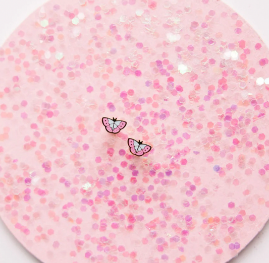 Silver Butterfly Stud Earrings - Magpies Paducah