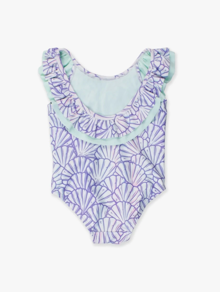 Magical Mermaid Scoopback Ruffle One Piece