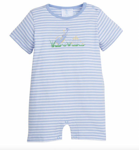 Applique Romper, Golf - Magpies Paducah