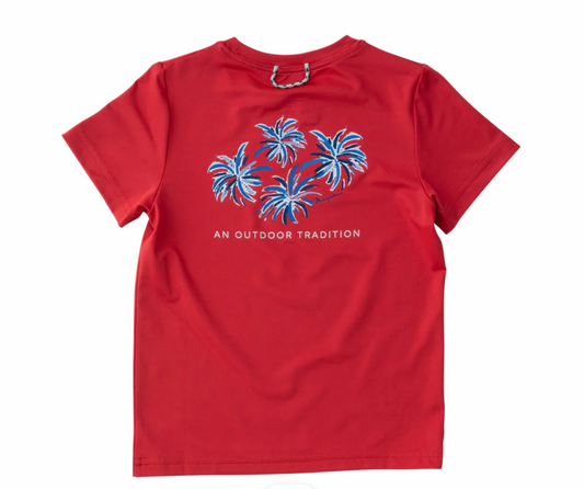 Performance Fishing Tee, Firworks