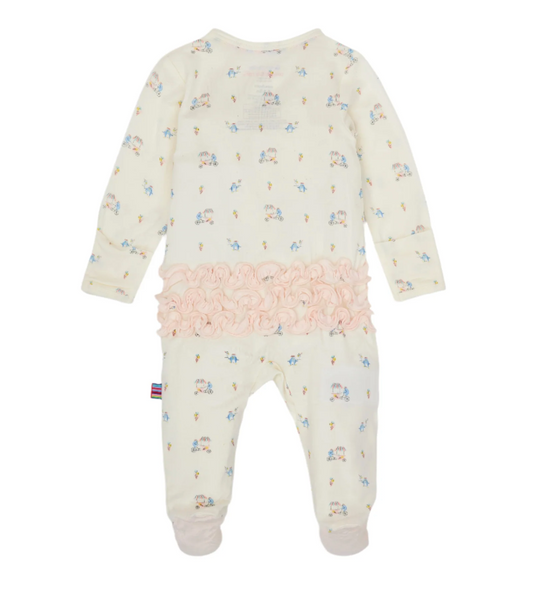 Modal Ruffle Footie, Penguin Pints