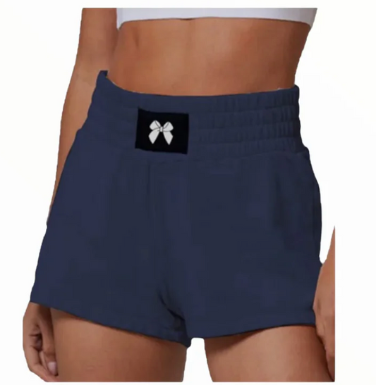 Girl's Boxing Shorts, Navy - Magpies Paducah
