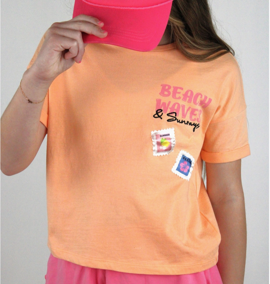 Beach Waves & Sunrays Tee - Magpies Paducah