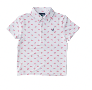Performance Polo, Americana Flag - Magpies Paducah