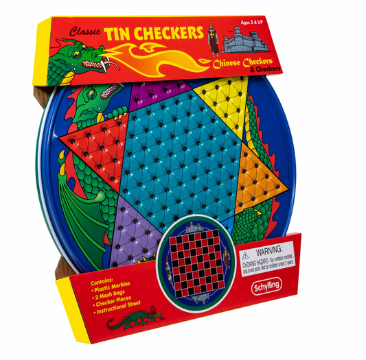 Tin Chinese Checkers - Magpies Paducah