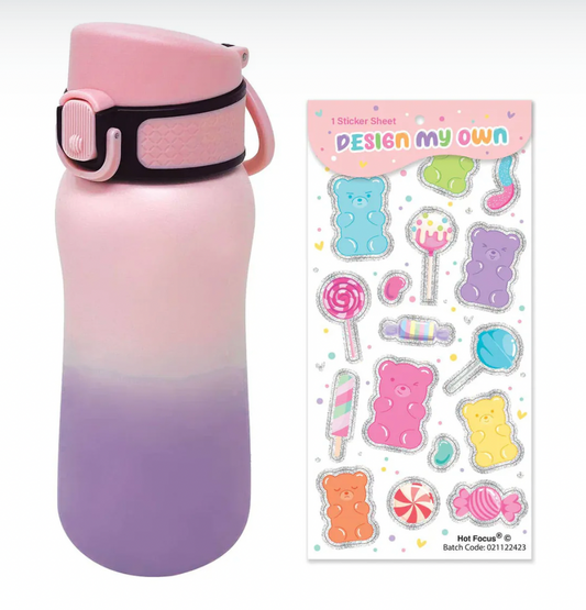 Stainless Water Bottle, Gummy Bear - Magpies Paducah