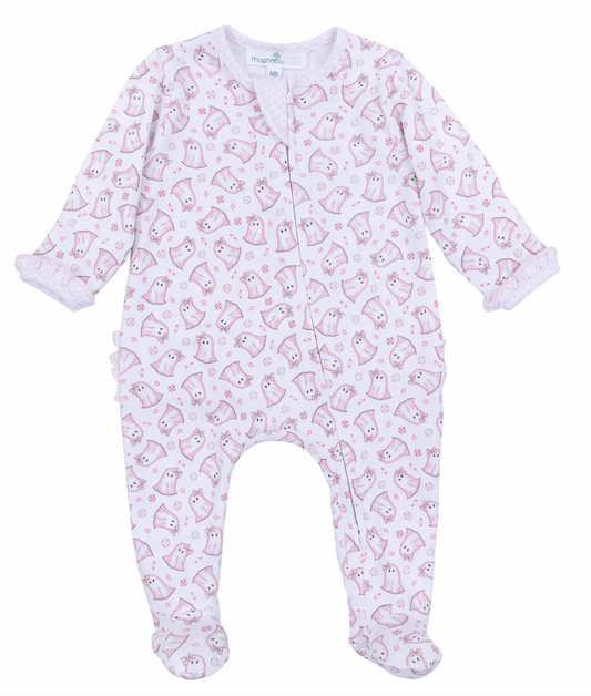 Zippered Print Footie, Pink My Little Boo - Magpies Paducah